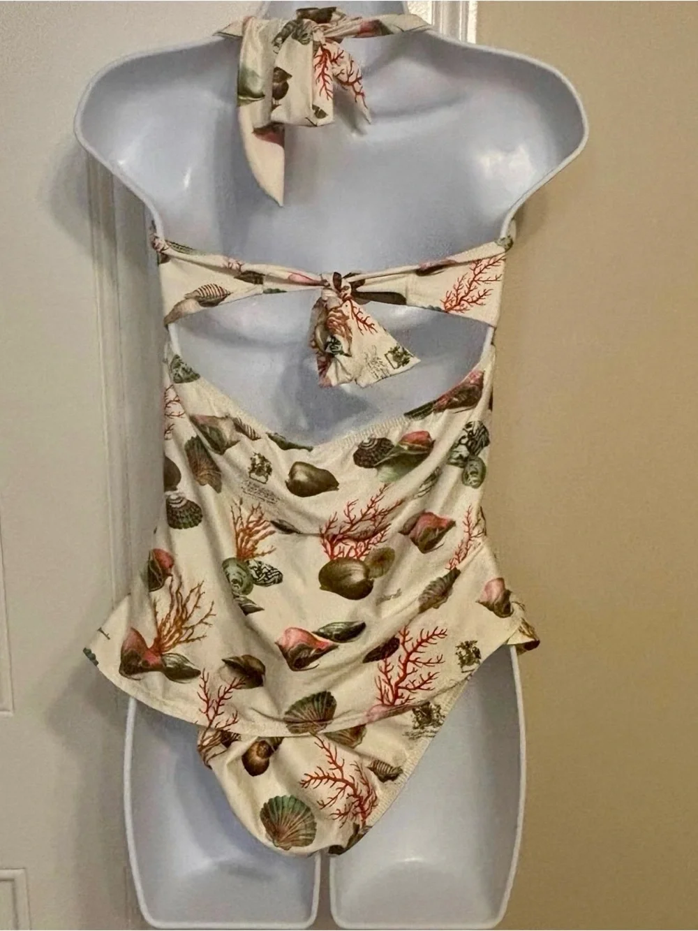 Antonio Melani Seashell Tankini with Bikini Top M